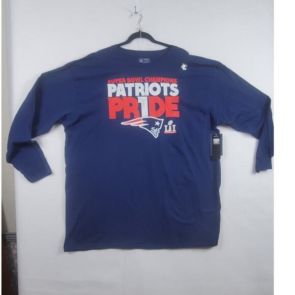 Patriots Pride Super Bowl LI (51) 2017 LS T-Shirt Men Size 3XLB *NEW WITH TAGS* - Picture 1 of 9